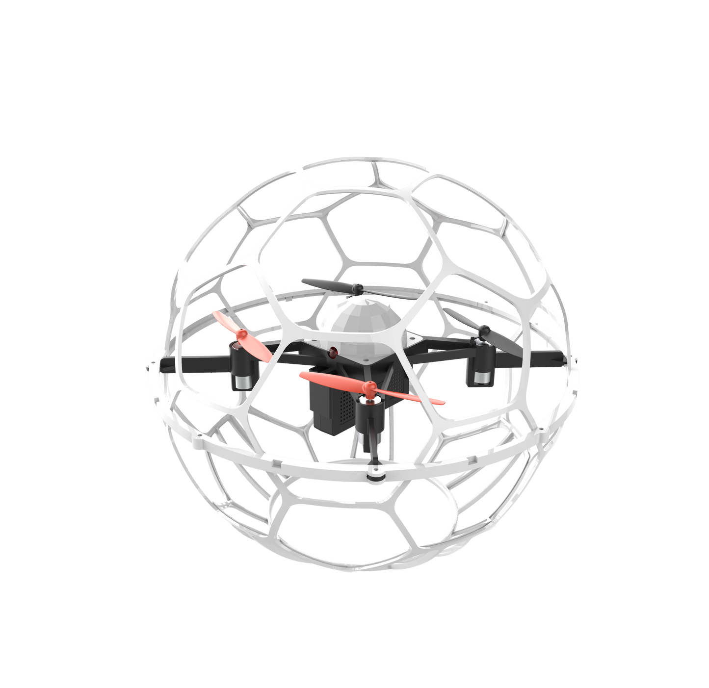 AT-116 Soccer Drone RC Quadcopter Drone with Lights Flying Ball Drone for Kids