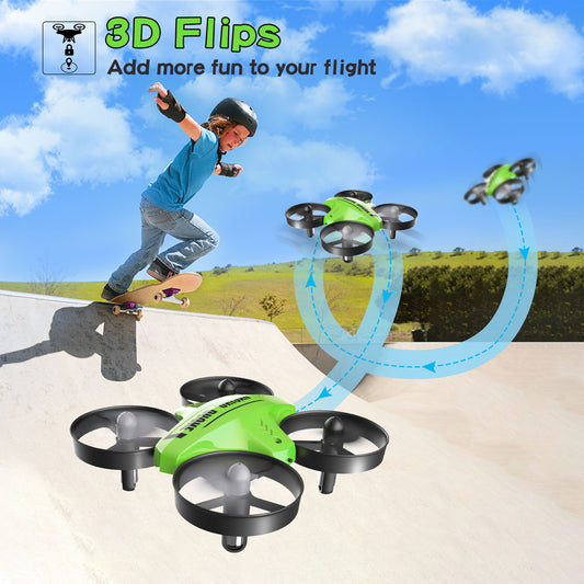 Mini Drone, Hand Operated & RC Nano Quadcopter for Kids & Beginners Indoor, with 3 Batteries, Throw to Go, Flips, Obstacle Avoidance, Children's Day Gift & Christmas Gift for Boys Girls
