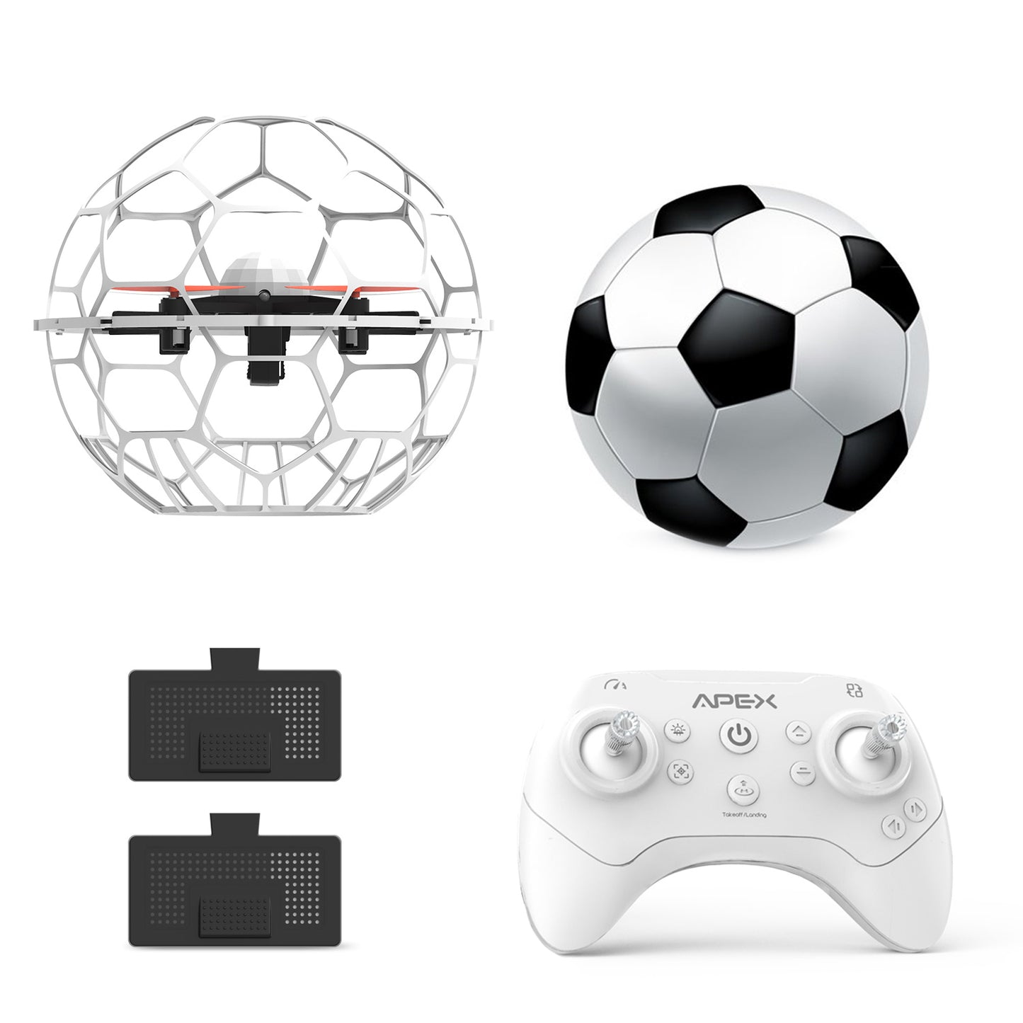 AT-116 Soccer Drone RC Quadcopter Drone with Lights Flying Ball Drone –  APEX Drone