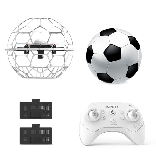 AT-116 Soccer Drone RC Quadcopter Drone with Lights Flying Ball Drone for Kids