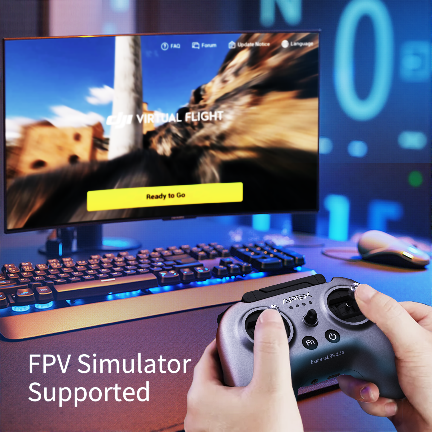 APEXFPV FPV Drone Kit,Brushless,Anti-Turtle Mode,Black Box,Anti-loss Beeper,Optical Flow Fixed Point,Suitable for Beginners to Practice FPV Drone,Drop-resistant,Have Video Tutorials.-Corax