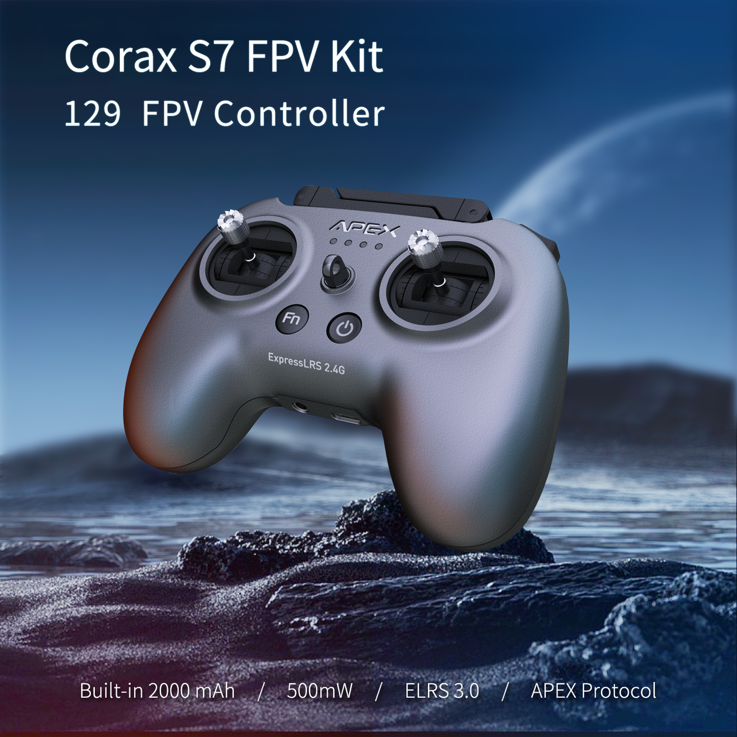 APEXFPV FPV Drone Kit,Brushless,Anti-Turtle Mode,Black Box,Anti-loss Beeper,Optical Flow Fixed Point,Suitable for Beginners to Practice FPV Drone,Drop-resistant,Have Video Tutorials.-Corax