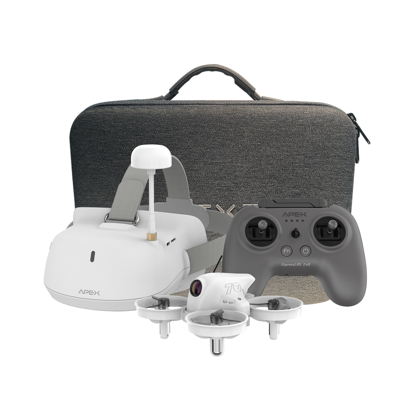 APEXFPV FPV Drone Kit,Beginners drone,Trainer Mode,Turtle Mode,Black Box,Anti-loss Beeper,Optical Flow Fixed Point,Drop-resistant,Have Video Tutorials.VR70-4.0